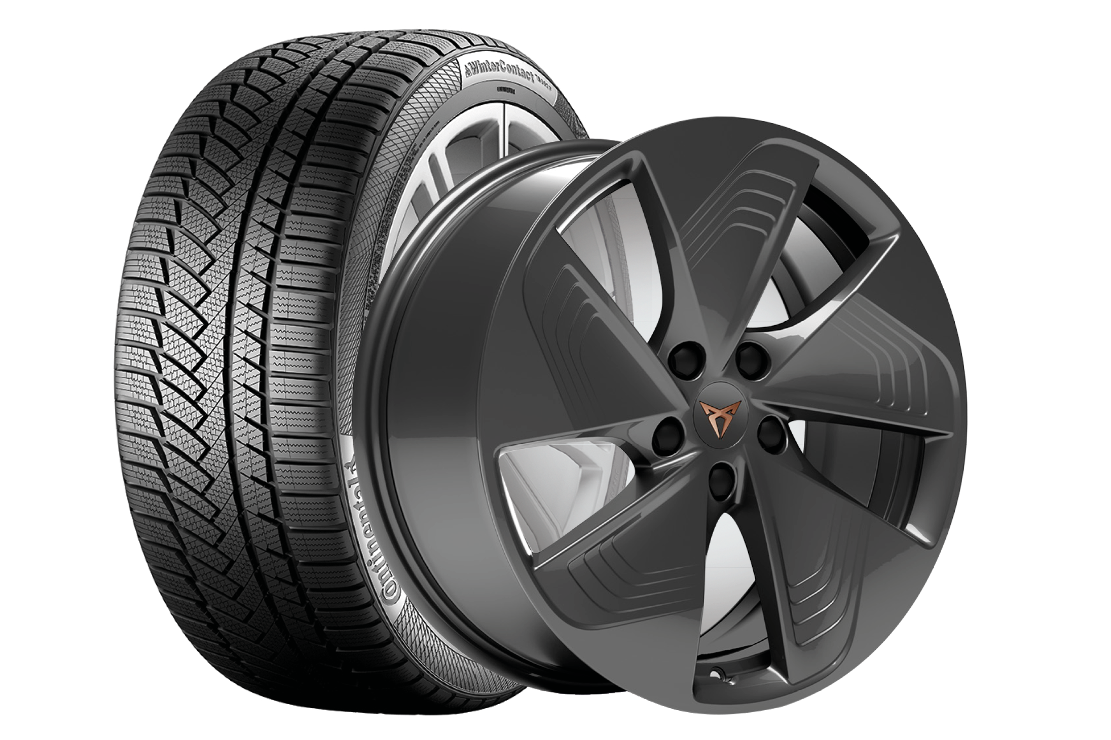 Winterkomplettrad Cupra BORN CYCLONE 7,5 x 18"