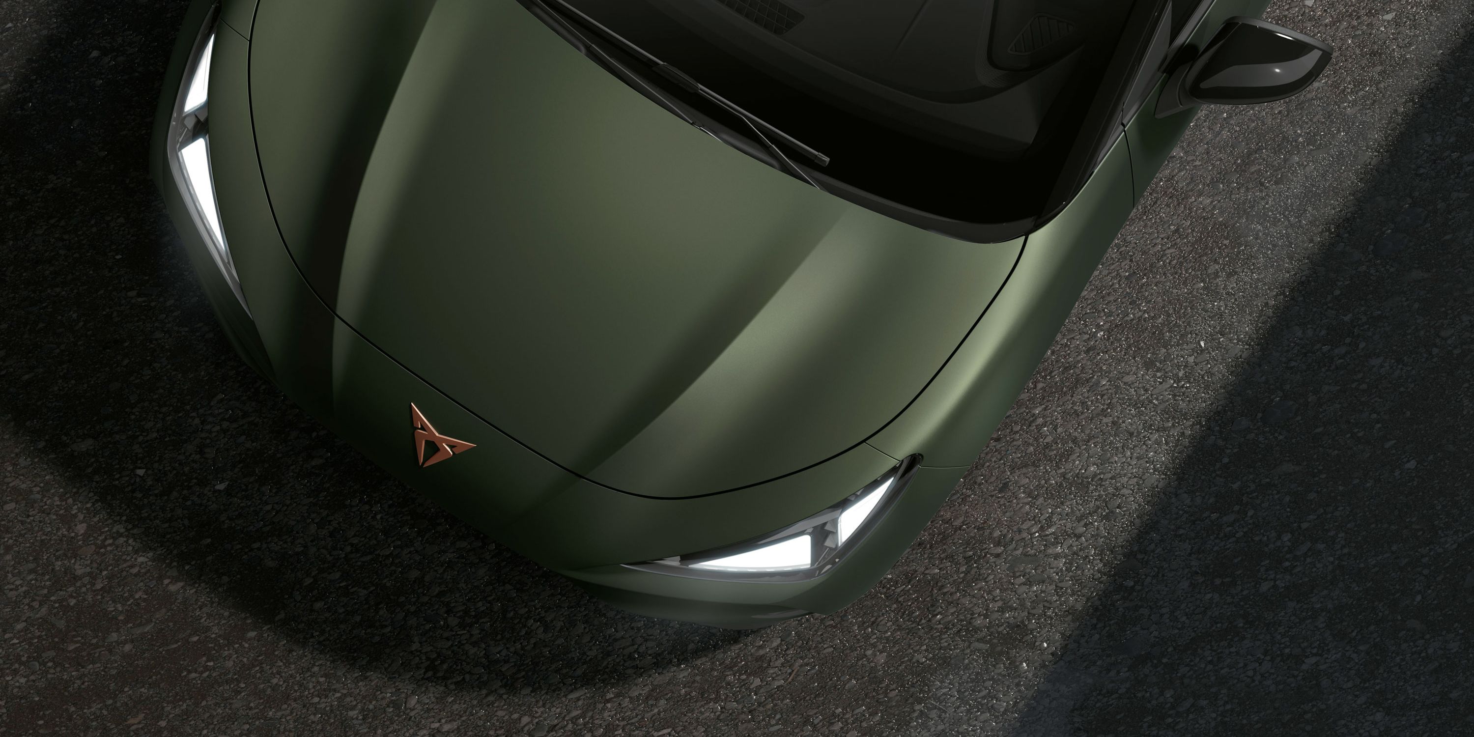 CUPRA Raval v zelenom odtieni mangán