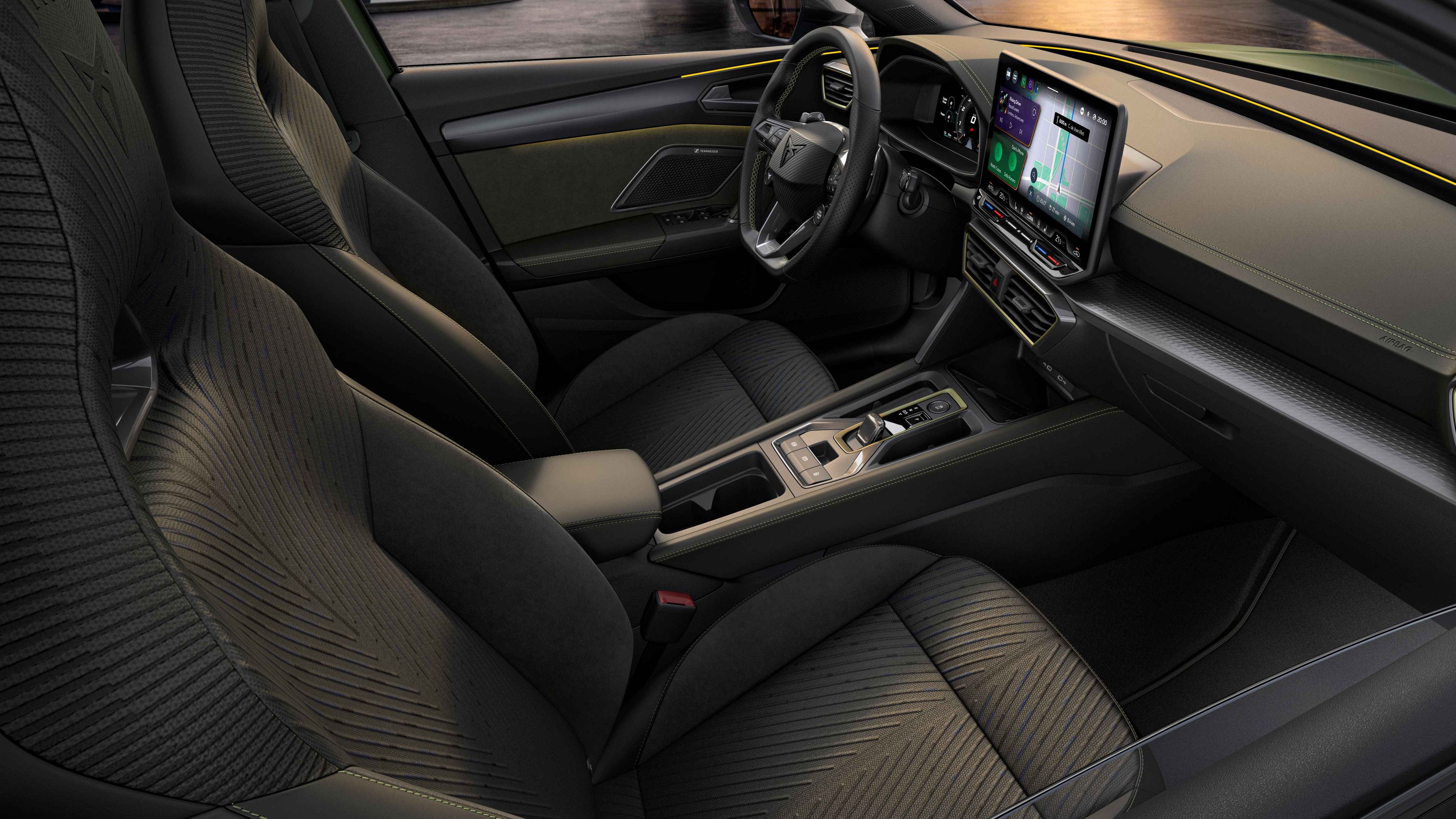 Pohľad do interiéru modelu CUPRA v edícii Tribe.