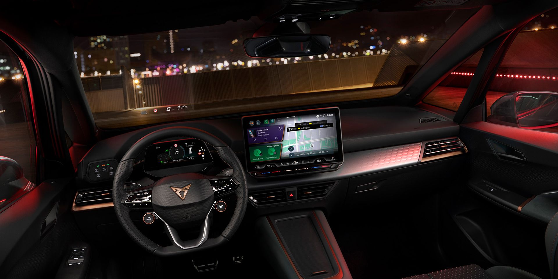 Nová CUPRA Born 2024 dizajn volantu