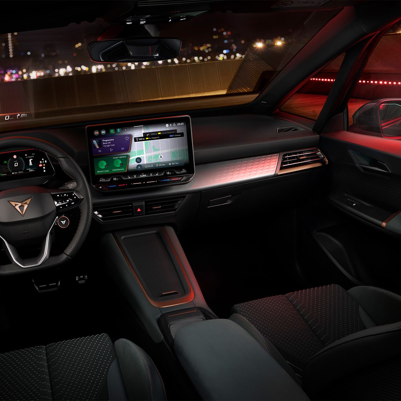 Nová CUPRA Born 2024 dizajn volantu