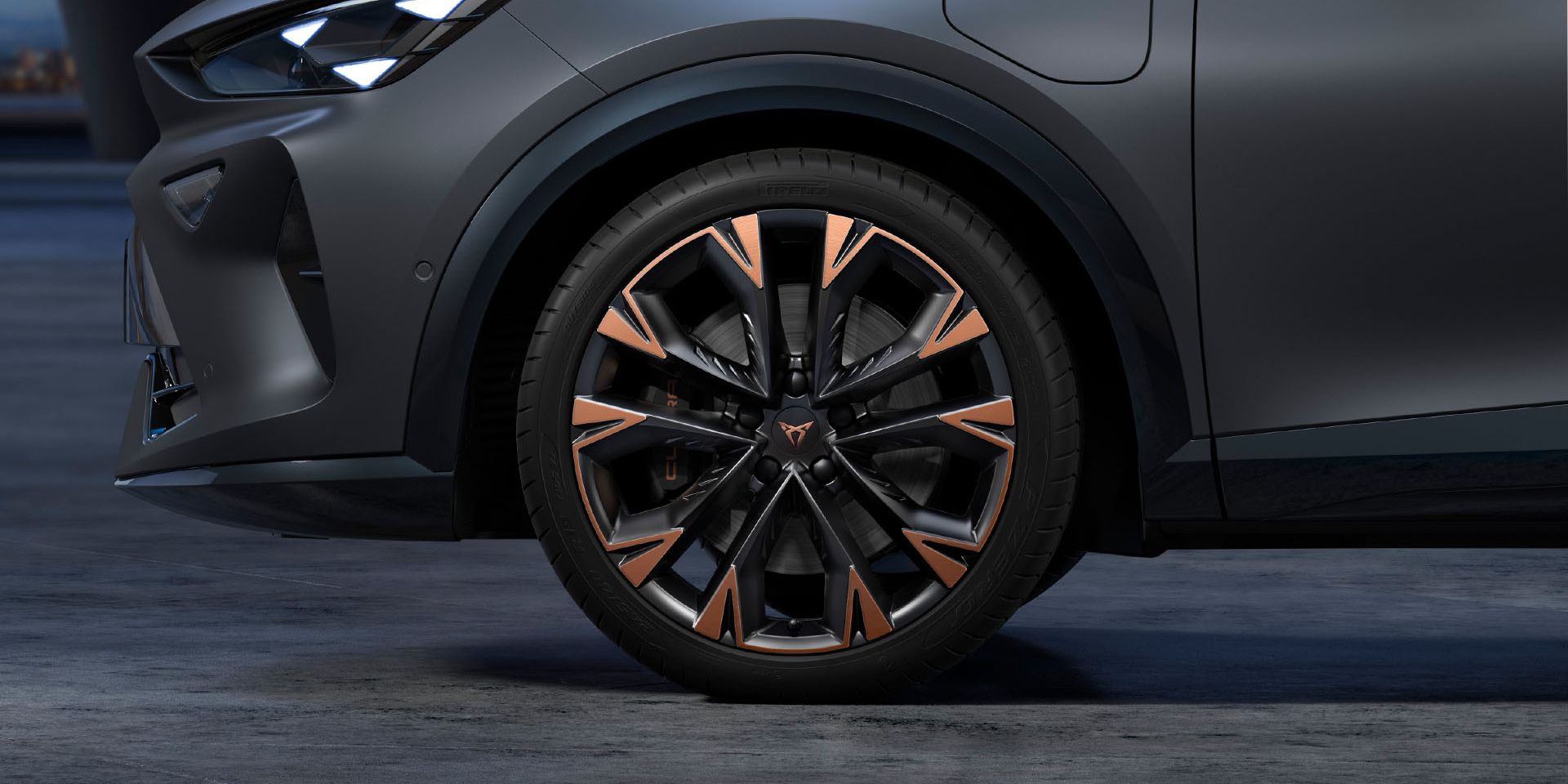 CUPRA Formentor 19-palcové disky z ľahkej zliatiny Arctic copper
