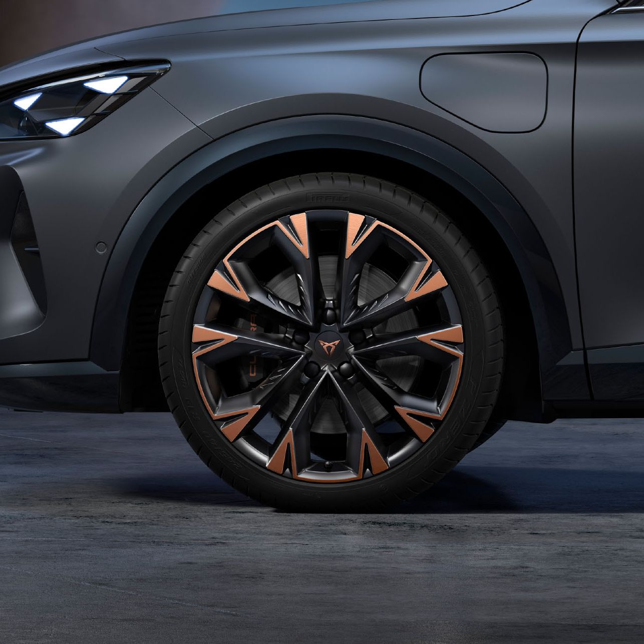 CUPRA Formentor 19-palcové disky z ľahkej zliatiny Arctic copper
