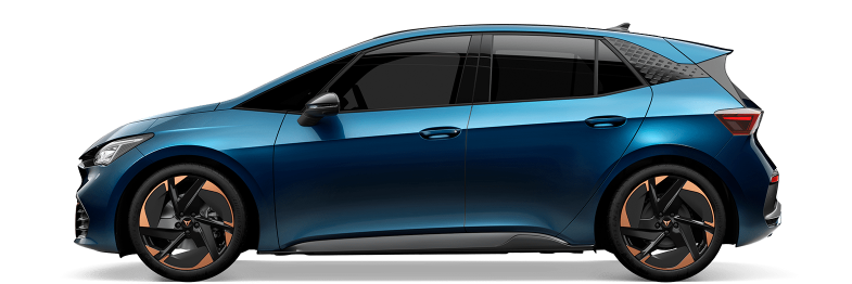 Seitenansicht eines CUPRA Born
