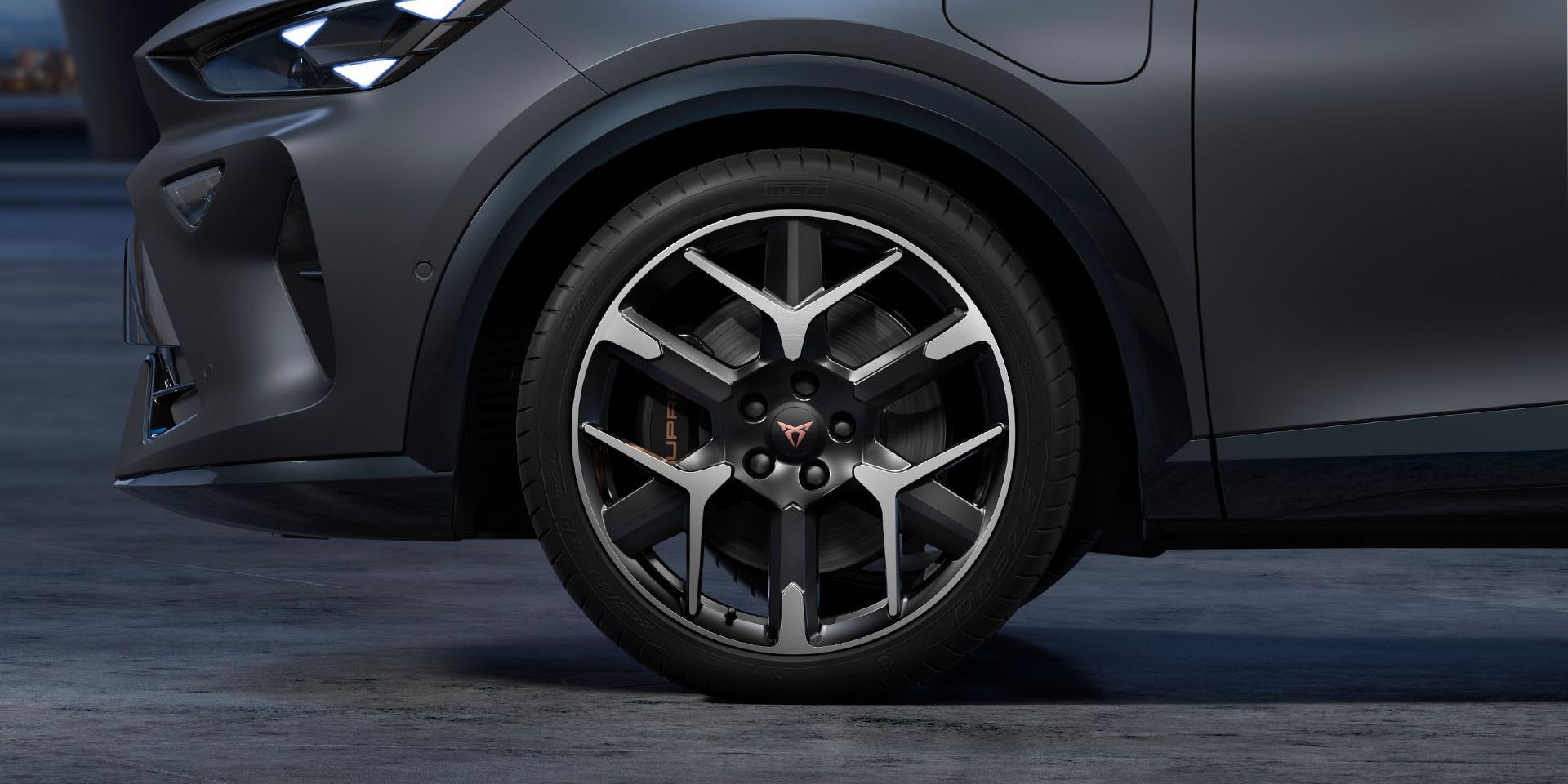 CUPRA Formentor 19-palcové disky z ľahkej zliatiny Hailstorm
