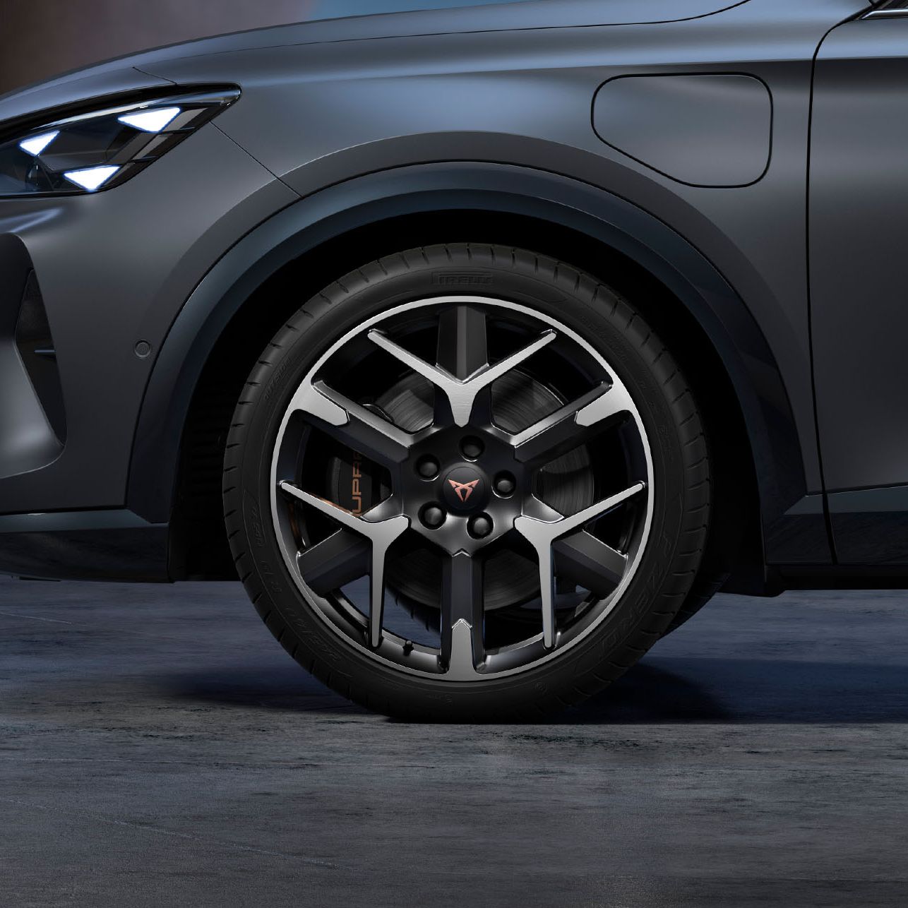 CUPRA Formentor 19-palcové disky z ľahkej zliatiny Hailstorm