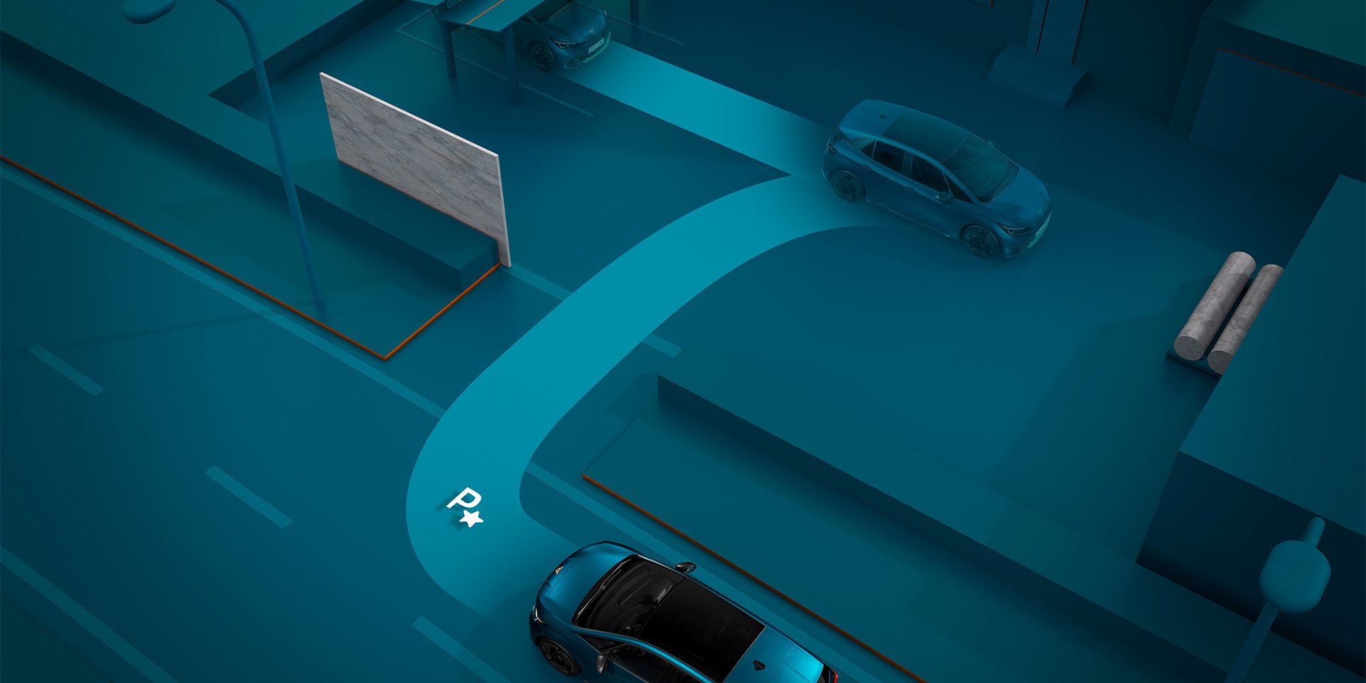 Bezpečnostný systém CUPRA Born Trained Park Assist