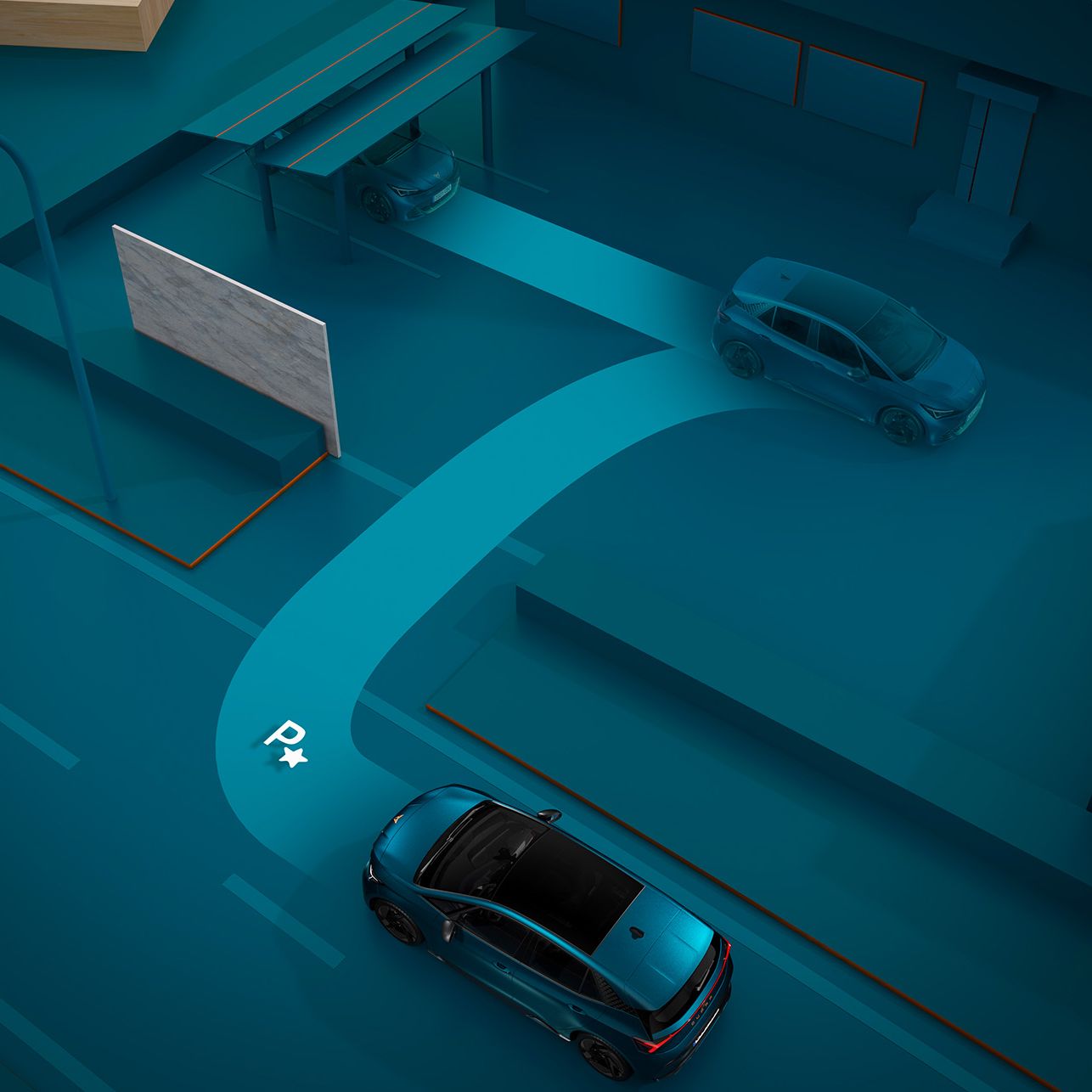 Bezpečnostný systém CUPRA Born Trained Park Assist