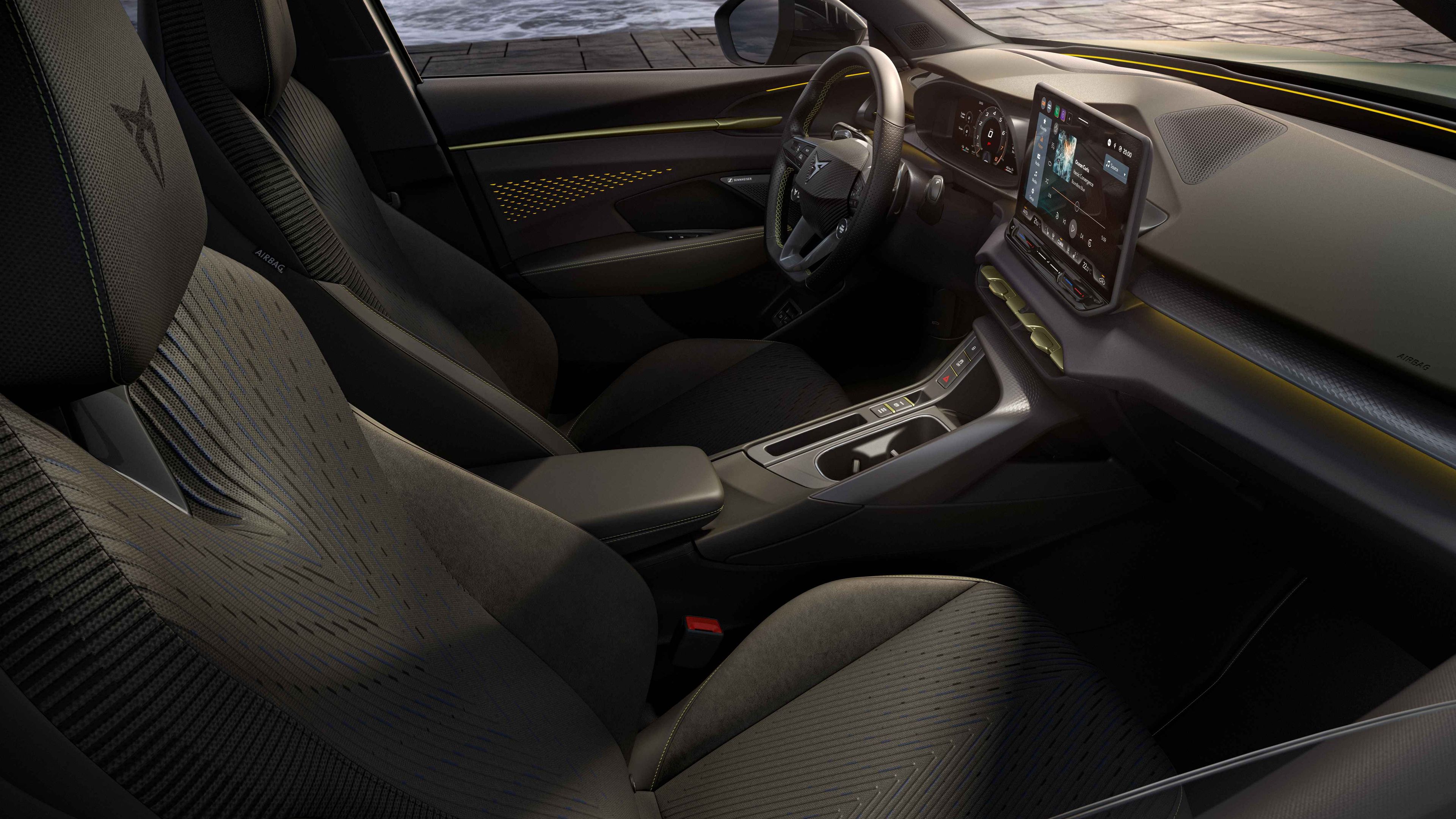 Interiér modelu CUPRA Tribe Editions.