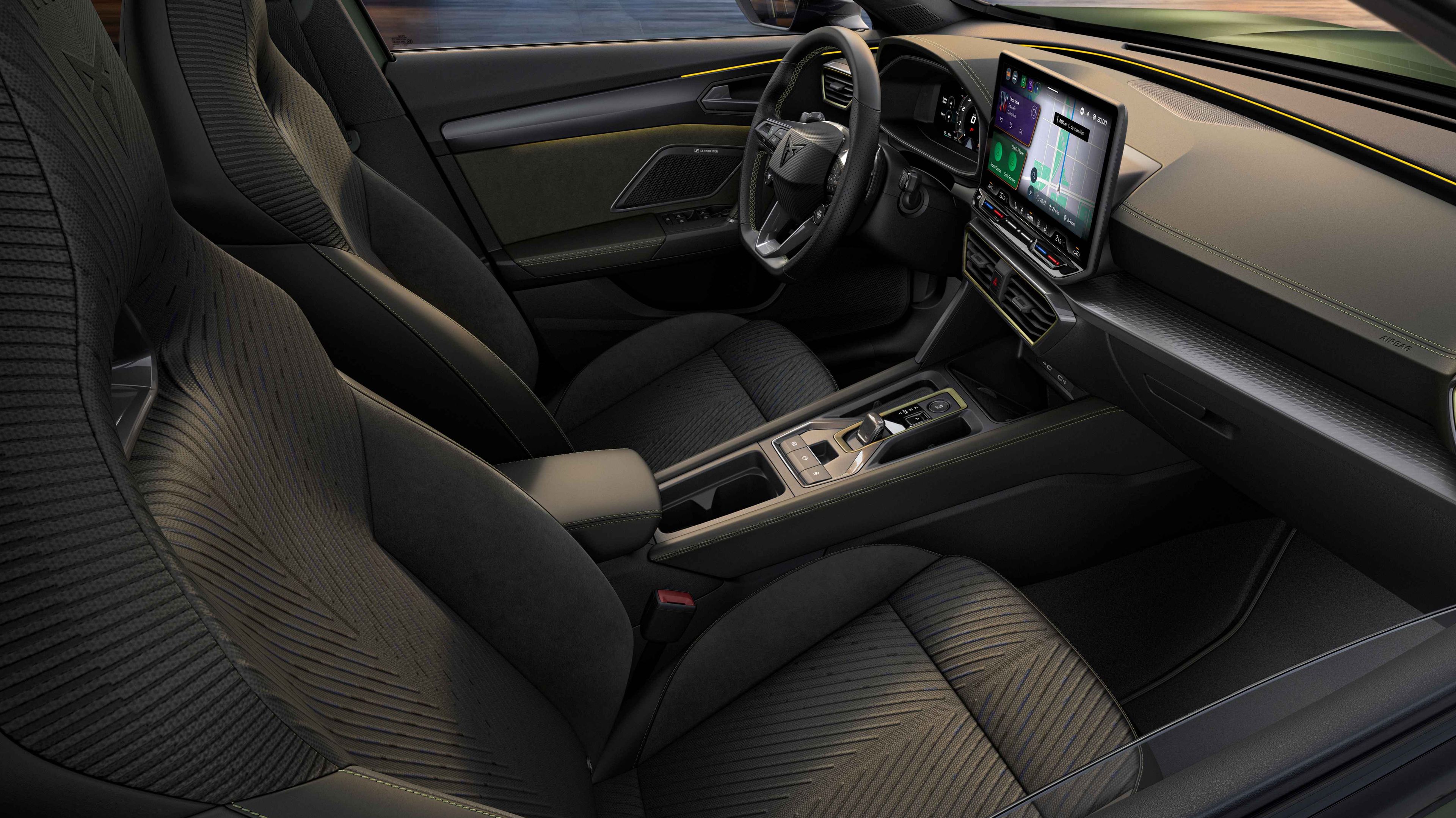 Dizajnový interiér modelu CUPRA v edícii Tribe.